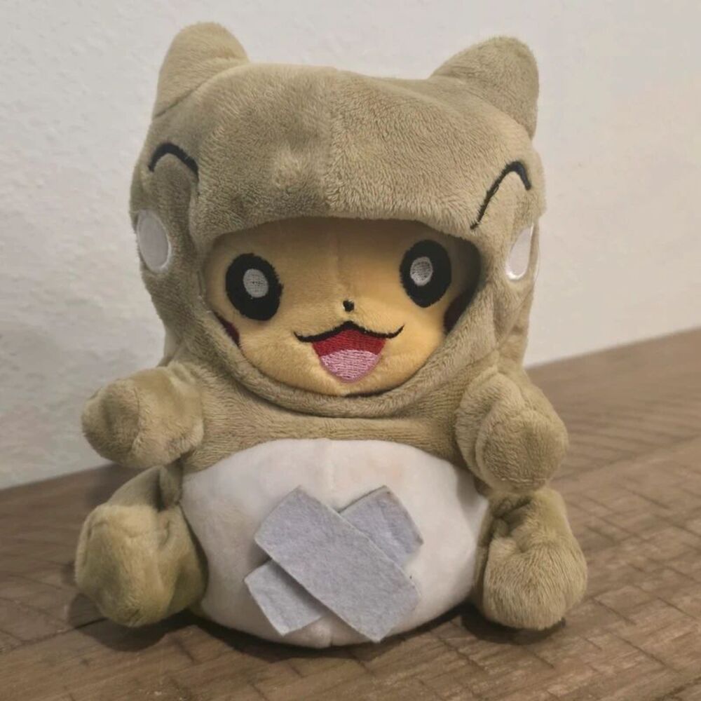 Pokémon Center Pikachu Mimikyu Costume Plush 8" Reversible 2016 Stuffed Toy